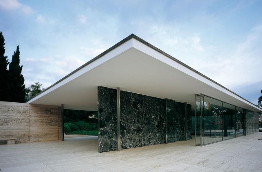 Le Pavillon allemand de Mies van Der Rohe à Barcelone