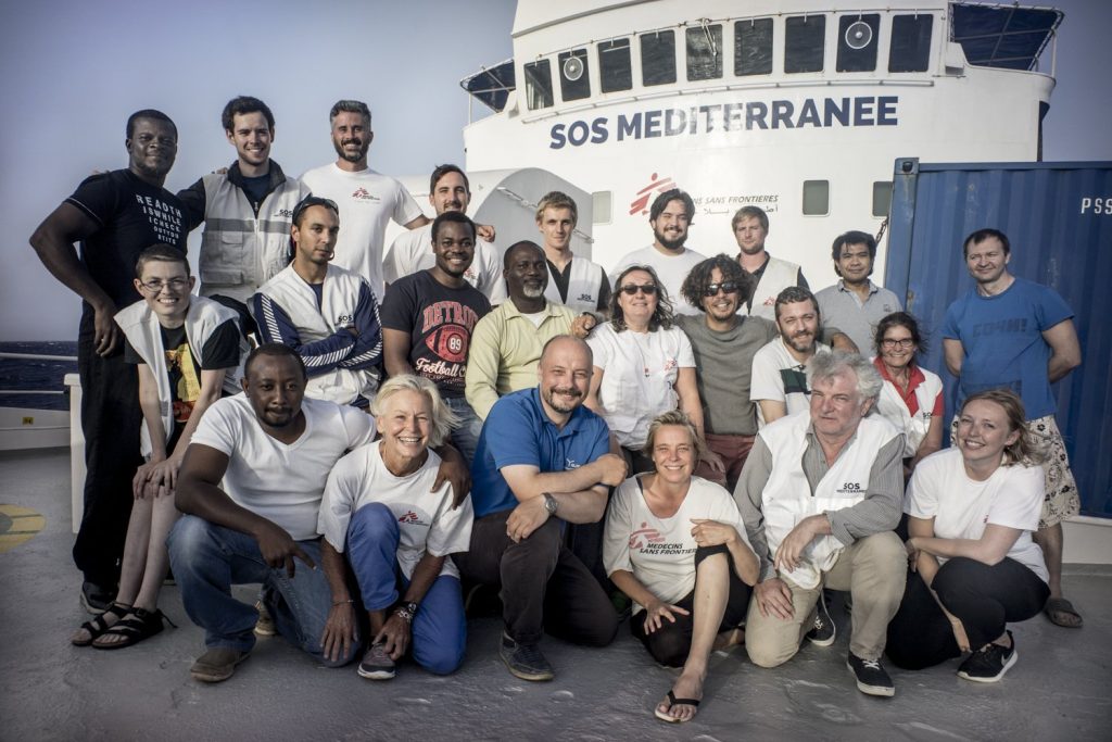 équipe SOS MEDITERRANEE