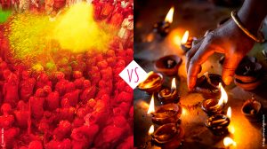 Holi VS Diwali